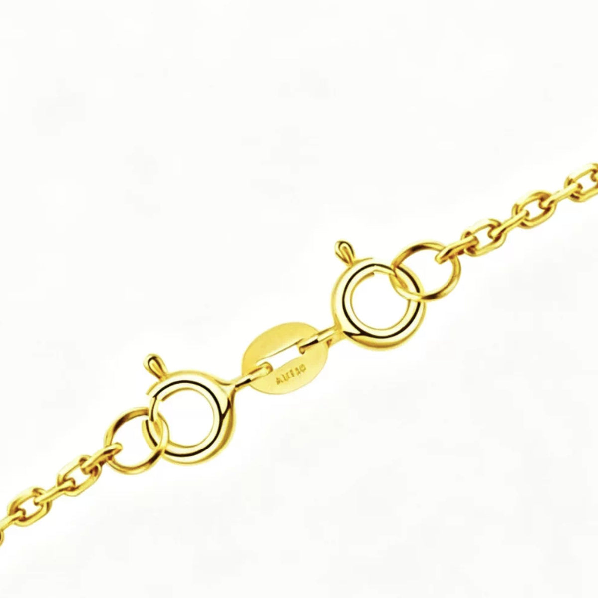 18K Solid Gold Safety Clasp Connector – Au750