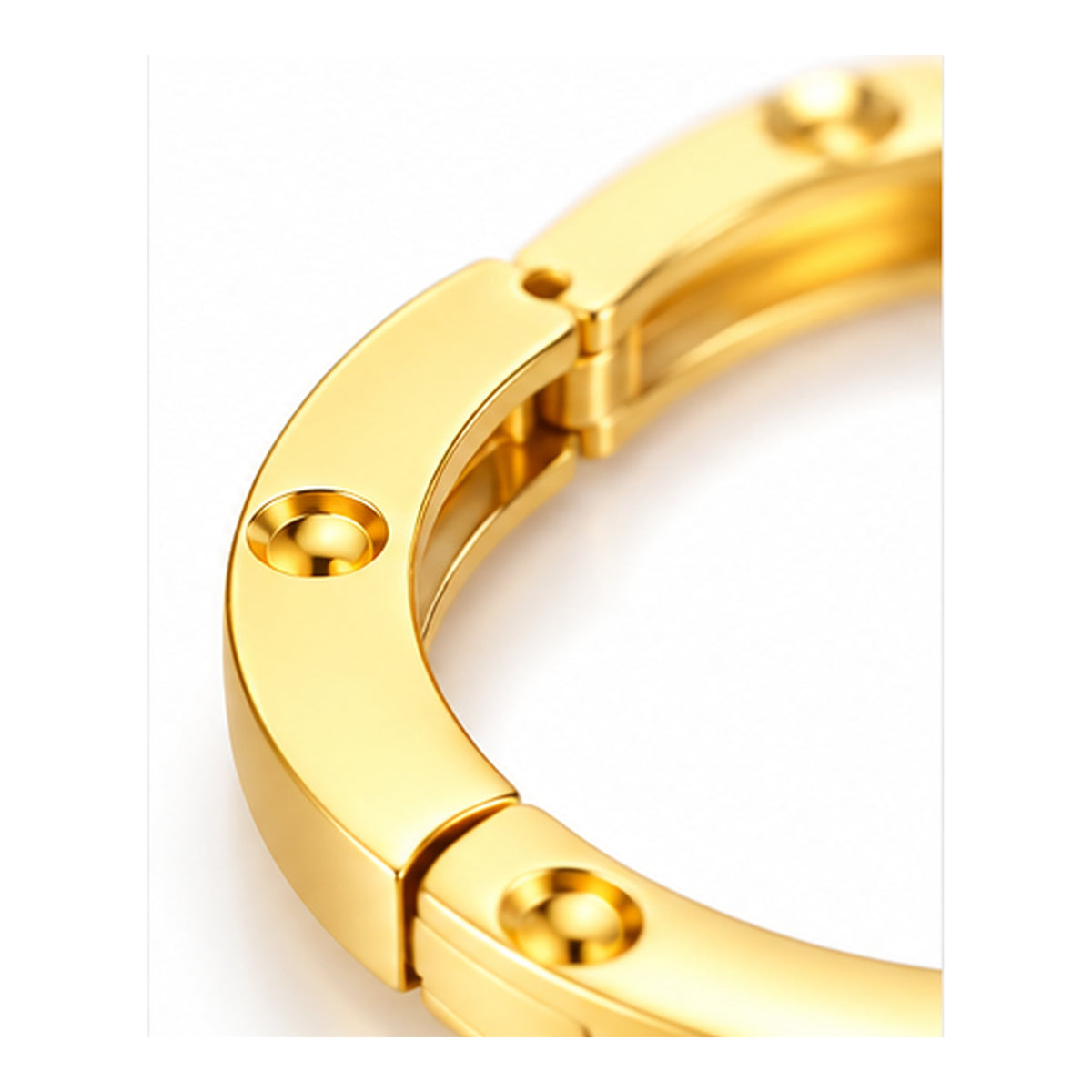 18K Solid Gold Huggie Hoop Earrings – Yellow or Rose Gold