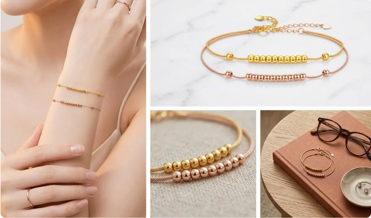 Princess Series O-Chain Bracelet - 18K Solid Gold