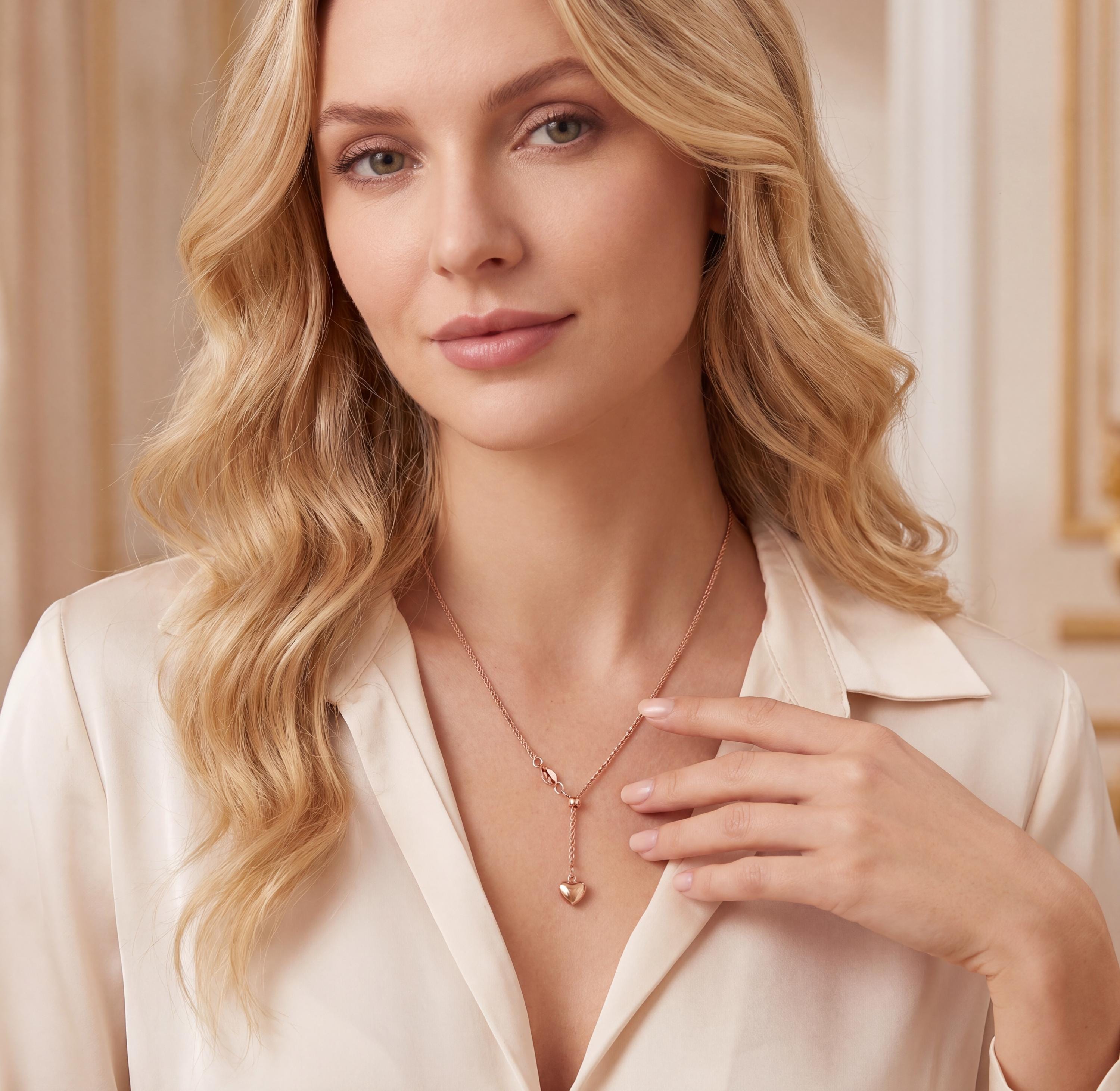 18K Solid Gold Chopard Heart Necklace | AU750 Fine Jewelry
