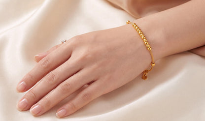 Princess Series O-Chain Bracelet - 18K Solid Gold