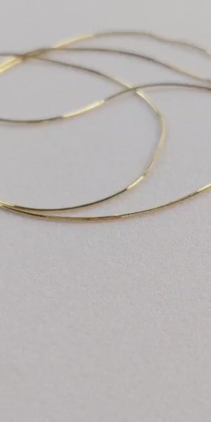 18K Solid Gold Snake Chain Necklace | Adjustable 16-20" | Dainty Heart Extender